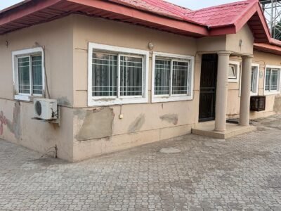 A spacious 3 Bedroom Bungalow with 2 room BQ at Citec Estate, Nbora District Abuja