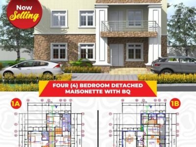 4-BEDROOM DETACHED DUPLEX WITH BQ FOR SALE